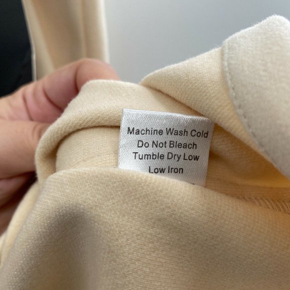 Tuckernuck Winter White Avery Terry Shirt Dress Mini Stand Collar. Worn once. - Picture 5 of 6